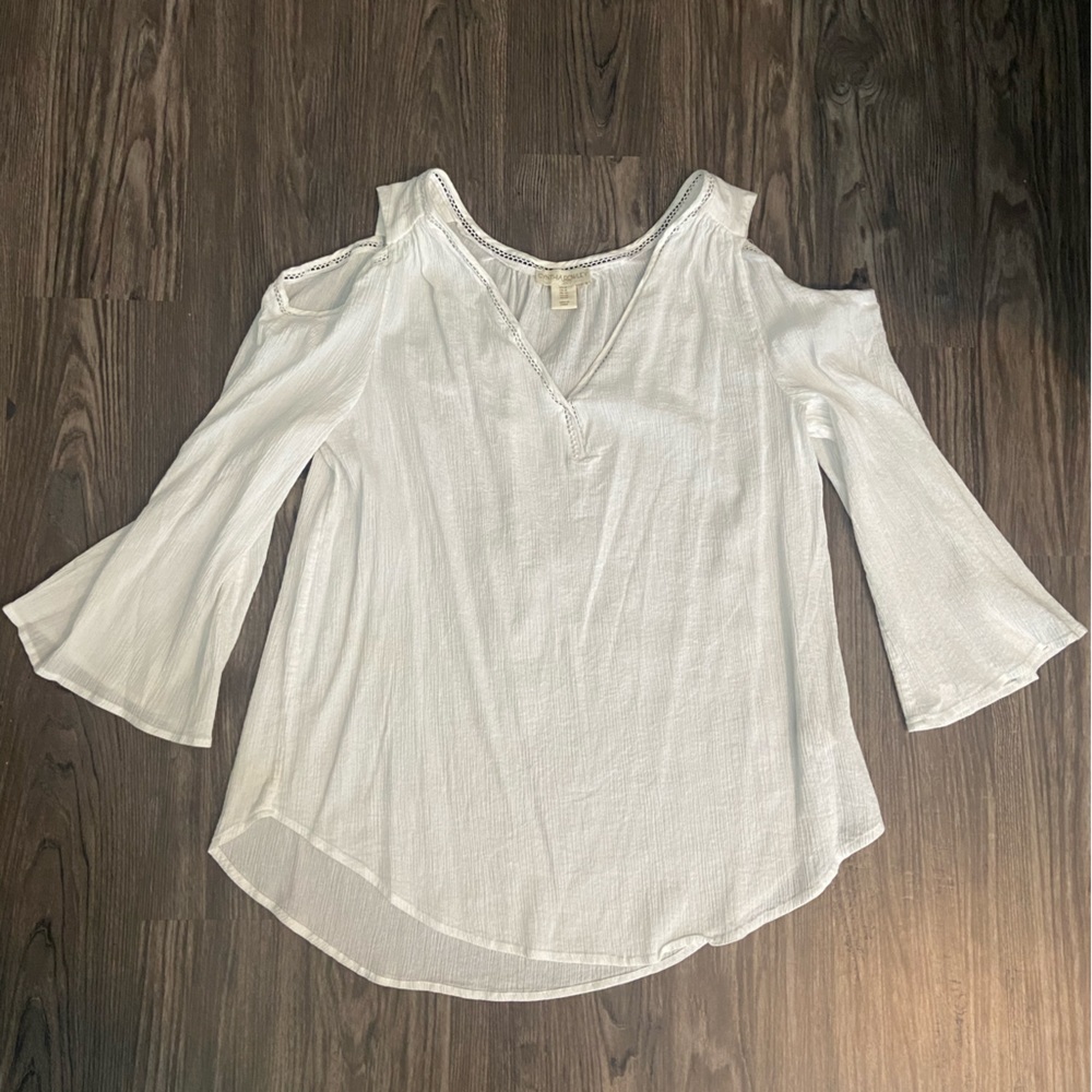 Cynthia Rowley Blouse, shoulders out